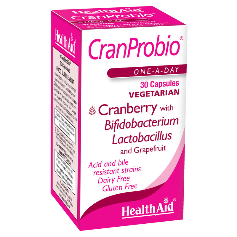 HealthAid Cranprobio - 30 tablets - HealthAid supplement available at Medicosmetic