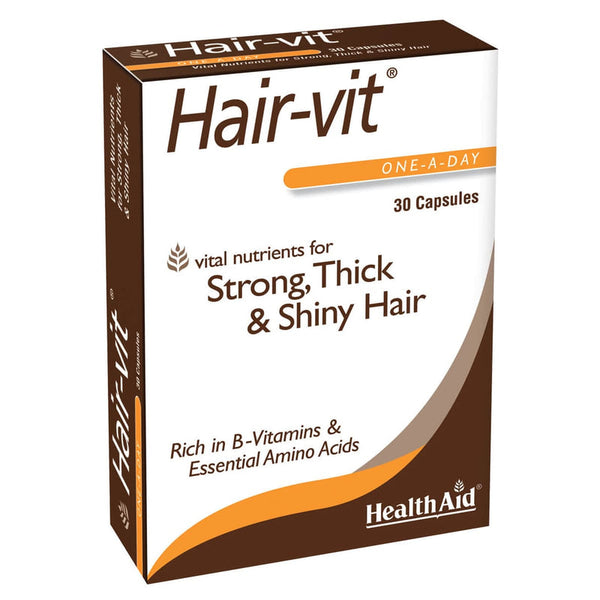 HealthAid Hair-Vit - 30 tablets - HealthAid supplement available at Medicosmetic