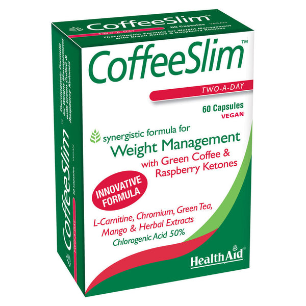 HealthAid CoffeeSlim - 60 capsules - HealthAid supplement available at Medicosmetic