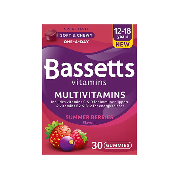 Bassetts Multivitamins 12 18 Years Summer Berries Gummies