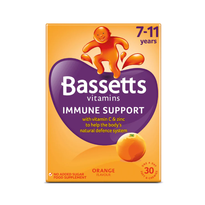 Bassetts 7-11 Years Immune Support Orange Gummies