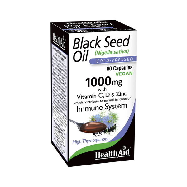 HealthAid Black Seed Oil 1000mg - 60 capsules