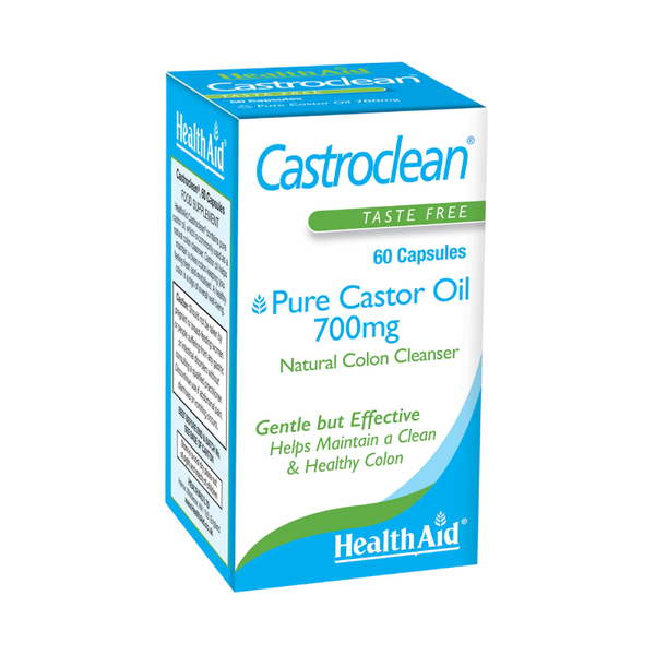 HealthAid Castroclean (Castor Oil) - 60 tablets