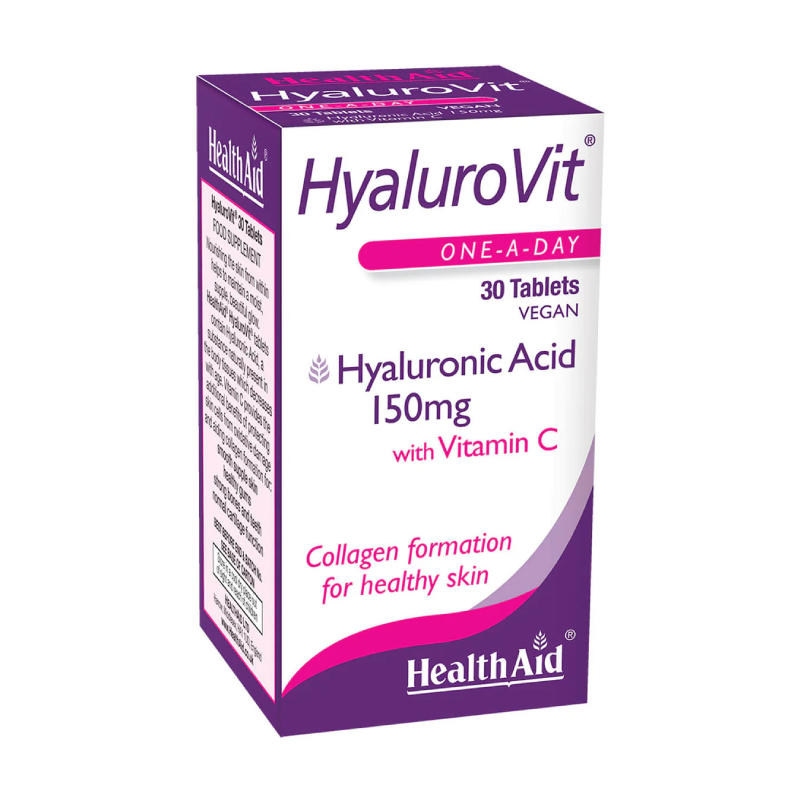 HealthAid Hyalurovit Hyaluronic Acid - 30 tablets