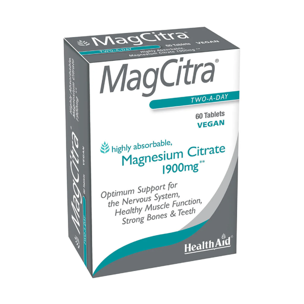 HealthAid Magcitra (Magnesium Citrate) - 60 tablets