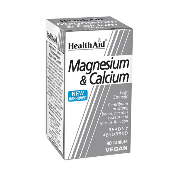 HealthAid Magnesium & Calcium - 90 tablets