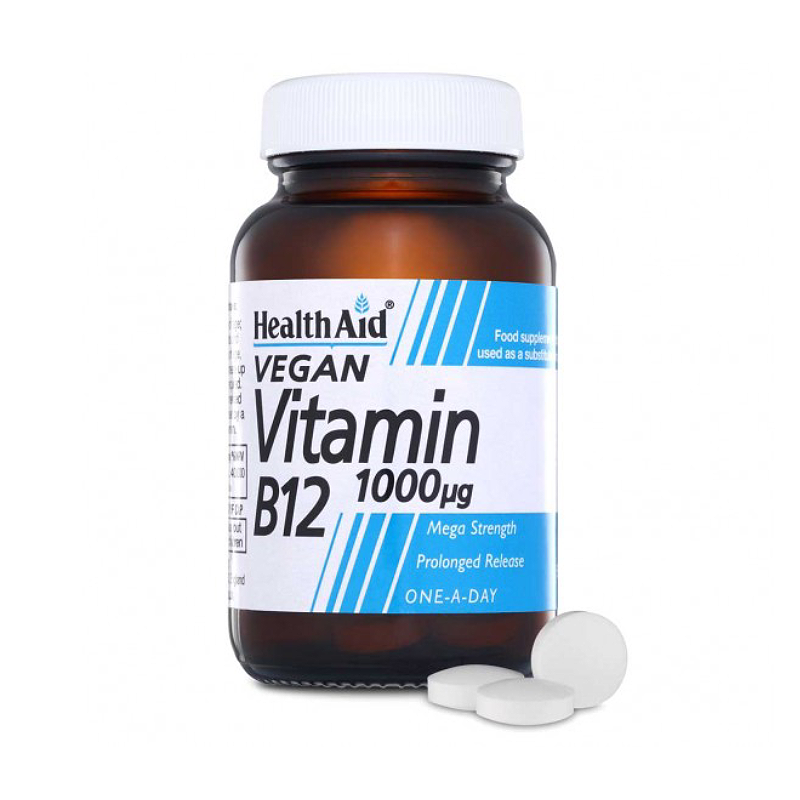 HealthAid Vitamin B12 1,000µg - 50 tablets