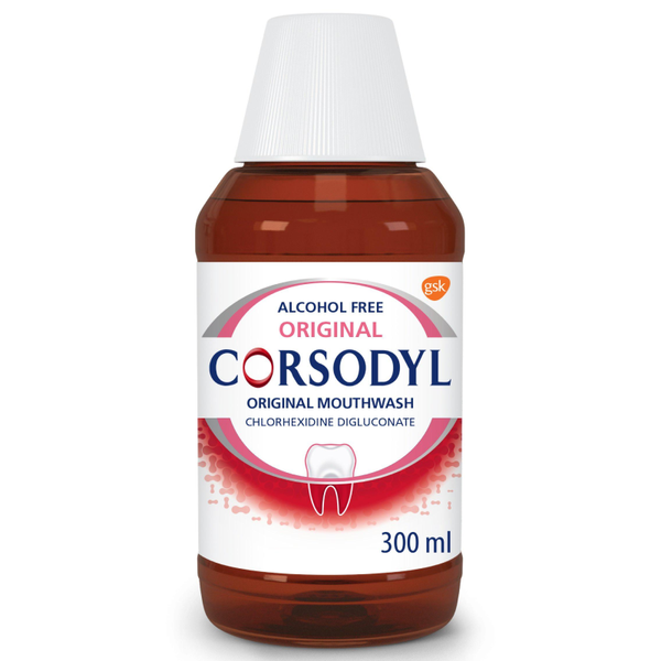 Corsodyl Alcohol Free Mouthwash 300ml