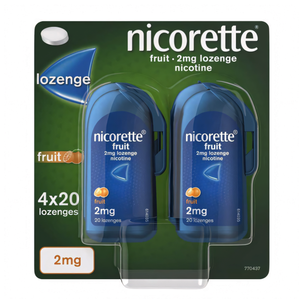 Nicorette Fruit Lozenges 2mg