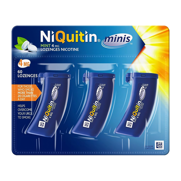 Niquitin Minis Mint 4mg Lozenges