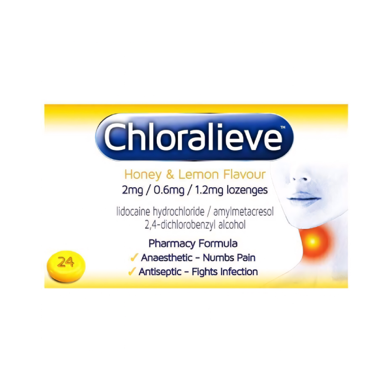 Chloralieve Honey & Lemon Lozenges
