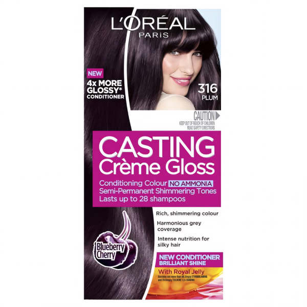 L'Oral Casting Creme Gloss Plum 316