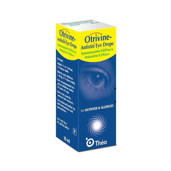 Otrivine Antistin Eye Drops 10 ml Xylometazoline 0.05% Antazoline 0.5%