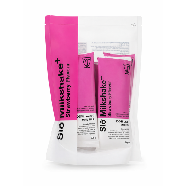 SLO Milkshake+ Strawberry IDDSI Level 2 (7 x 50g)