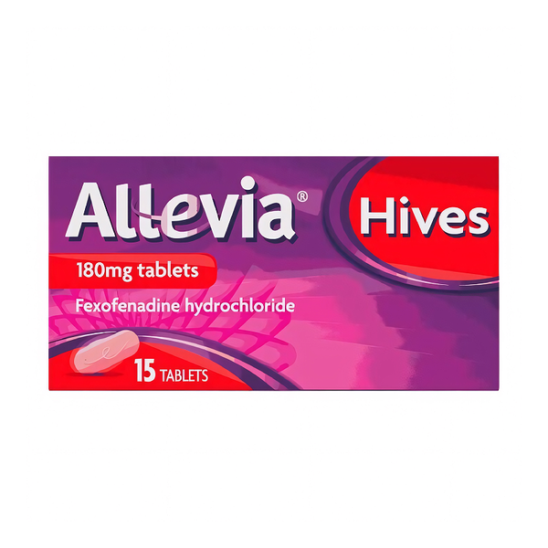 Allevia Hives 180 mg Tablets (Fexofenadine)