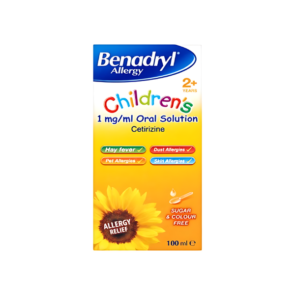Benadryl Allergy Childrens Solution 100ml