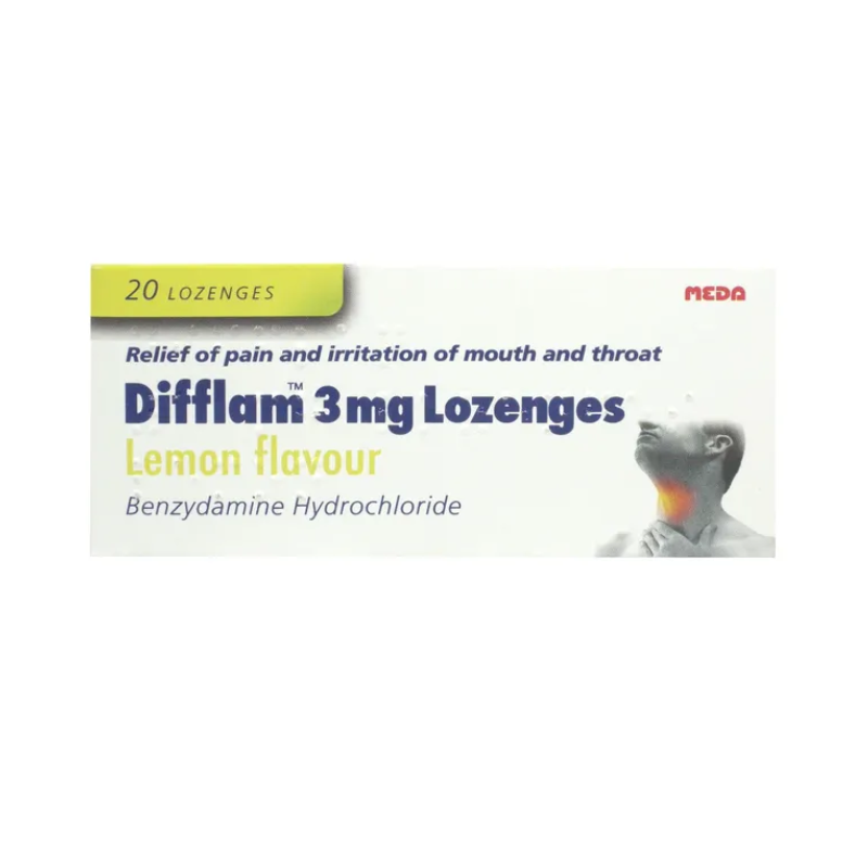 Difflam 3 mg Lozenges Lemon Flavour