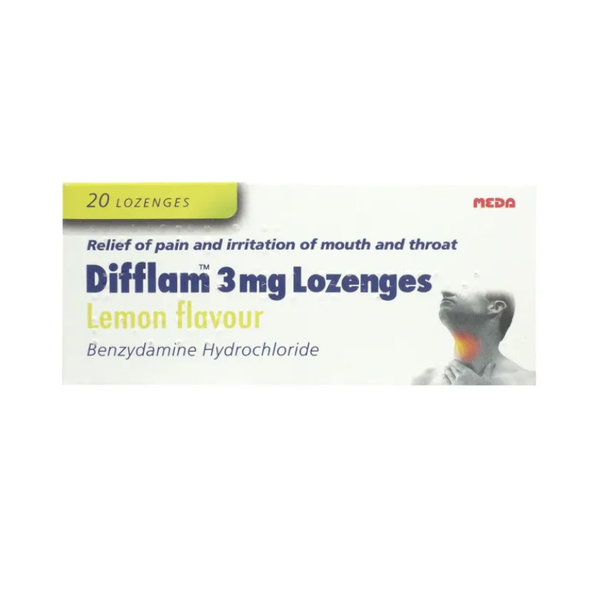 Difflam 3 mg Lozenges Lemon Flavour