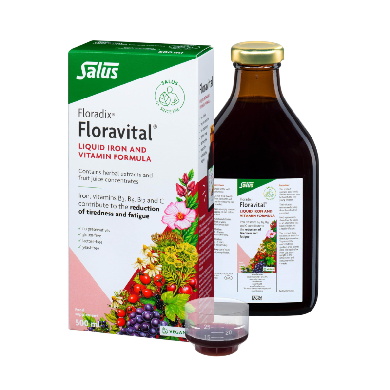 Floradix Floravital Liquid Iron & Vitamin Formula 500ml