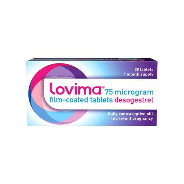 Lovima 75mcg Tablets Desogestrel