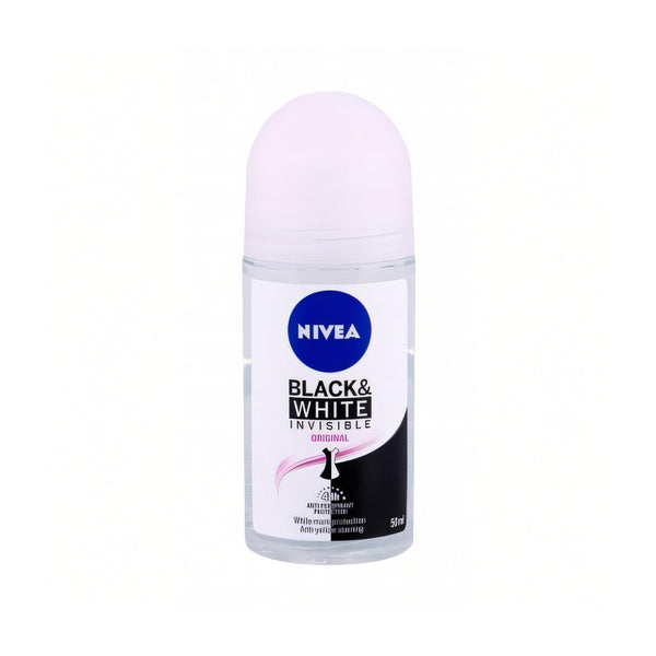 Nivea Black & White Invisible Roll On Deodorant 50ml