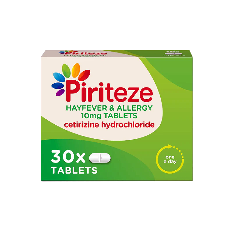 Piriteze Hayfever & Allergy 10mg Tablets