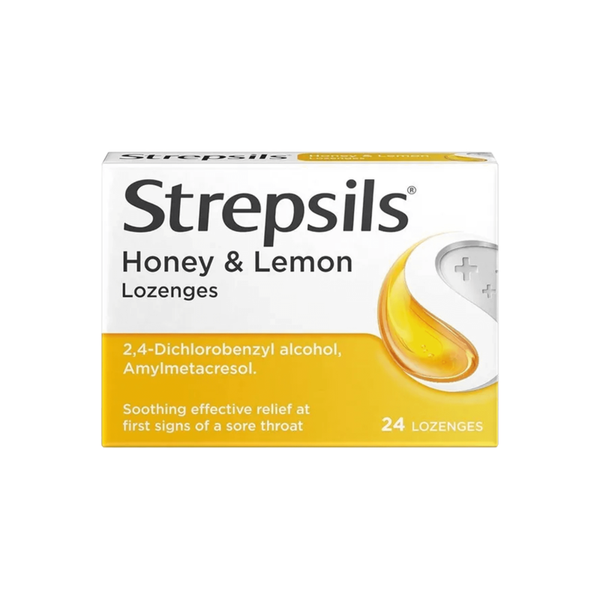 Strepsils Honey & Lemon Lozenges 24 Pack